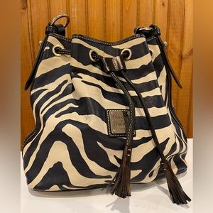 Authentic Dooney & Bourke zebra bag.